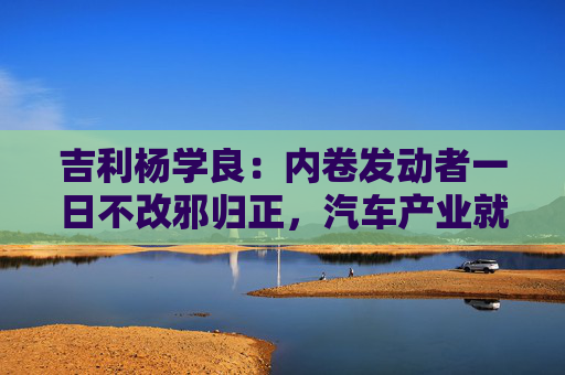 吉利杨学良：内卷发动者一日不改邪归正，汽车产业就不可能由大变强