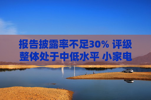 报告披露率不足30% 评级整体处于中低水平 小家电上市公司ESG征途为何“掉队”