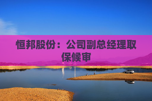 恒邦股份：公司副总经理取保候审