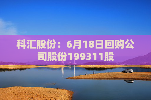 科汇股份：6月18日回购公司股份199311股