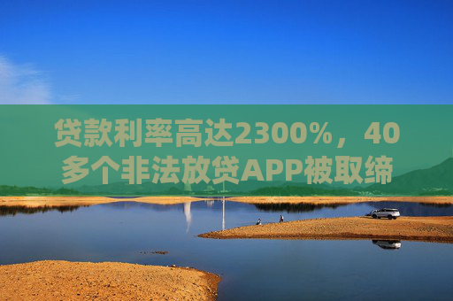 贷款利率高达2300%，40多个非法放贷APP被取缔