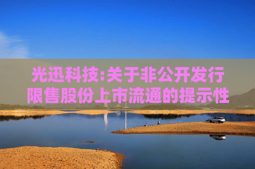 光迅科技:关于非公开发行限售股份上市流通的提示性公告
