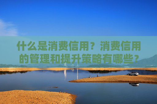 什么是消费信用？消费信用的管理和提升策略有哪些？